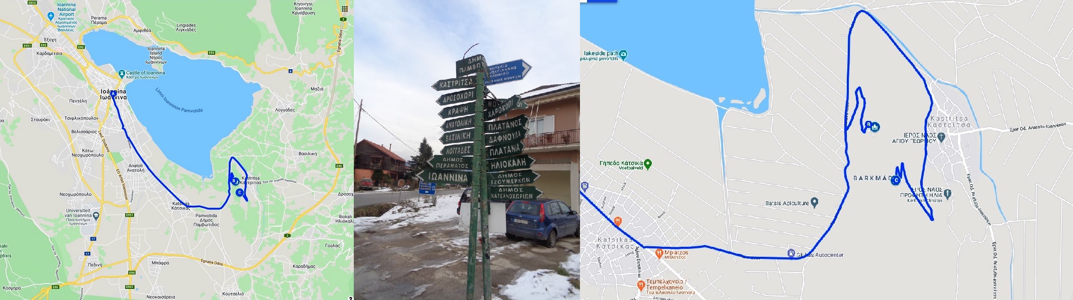 Kastritsa: hoe kom je er